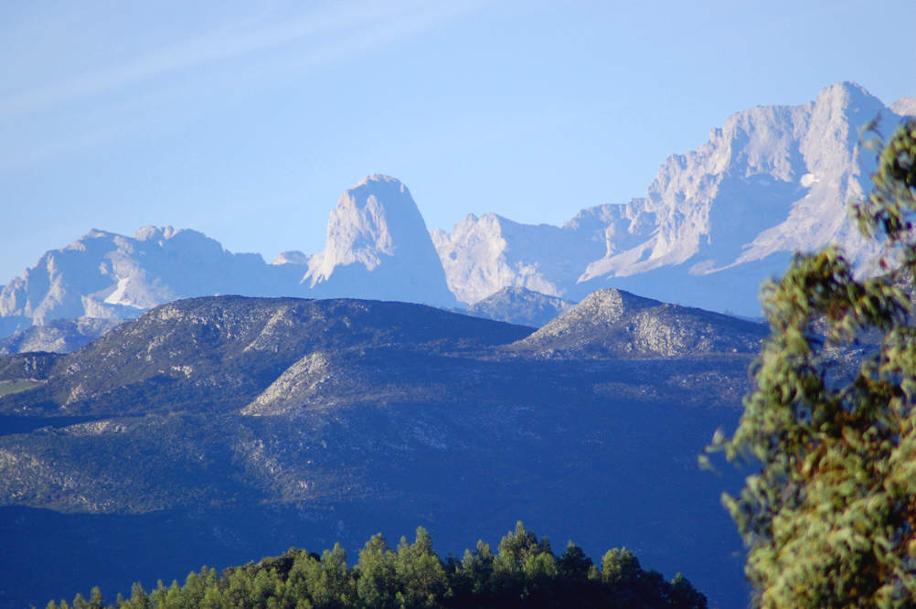 Picos seen from the Cantabrian Coast